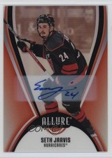 2025-26 Upper Deck Allure Red Rainbow Auto Seth Jarvis #100 Auto 11jd
