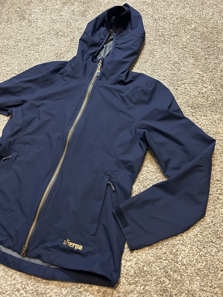 Sherpa Adventure Gear Rain Jacket Men S Rathee Blue Asaar 2.5-Layer Light Hood - Image 2 of 4