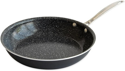 10-Inch Basalt Aluminum Saute Skillet with Durable Ceramic Coating