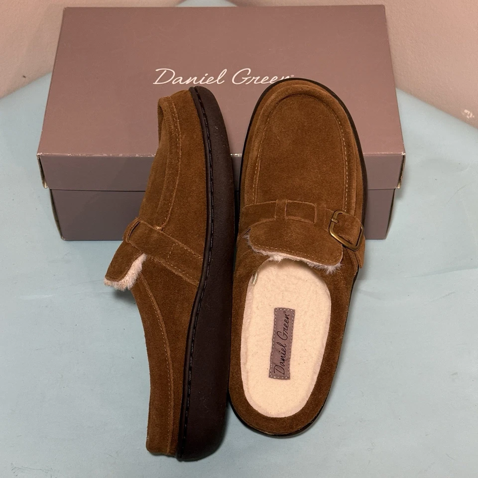 Zapatillas sin cordones de gamuza DANIEL GREEN LEILA castaño talla 8 N Foto 4 de 4