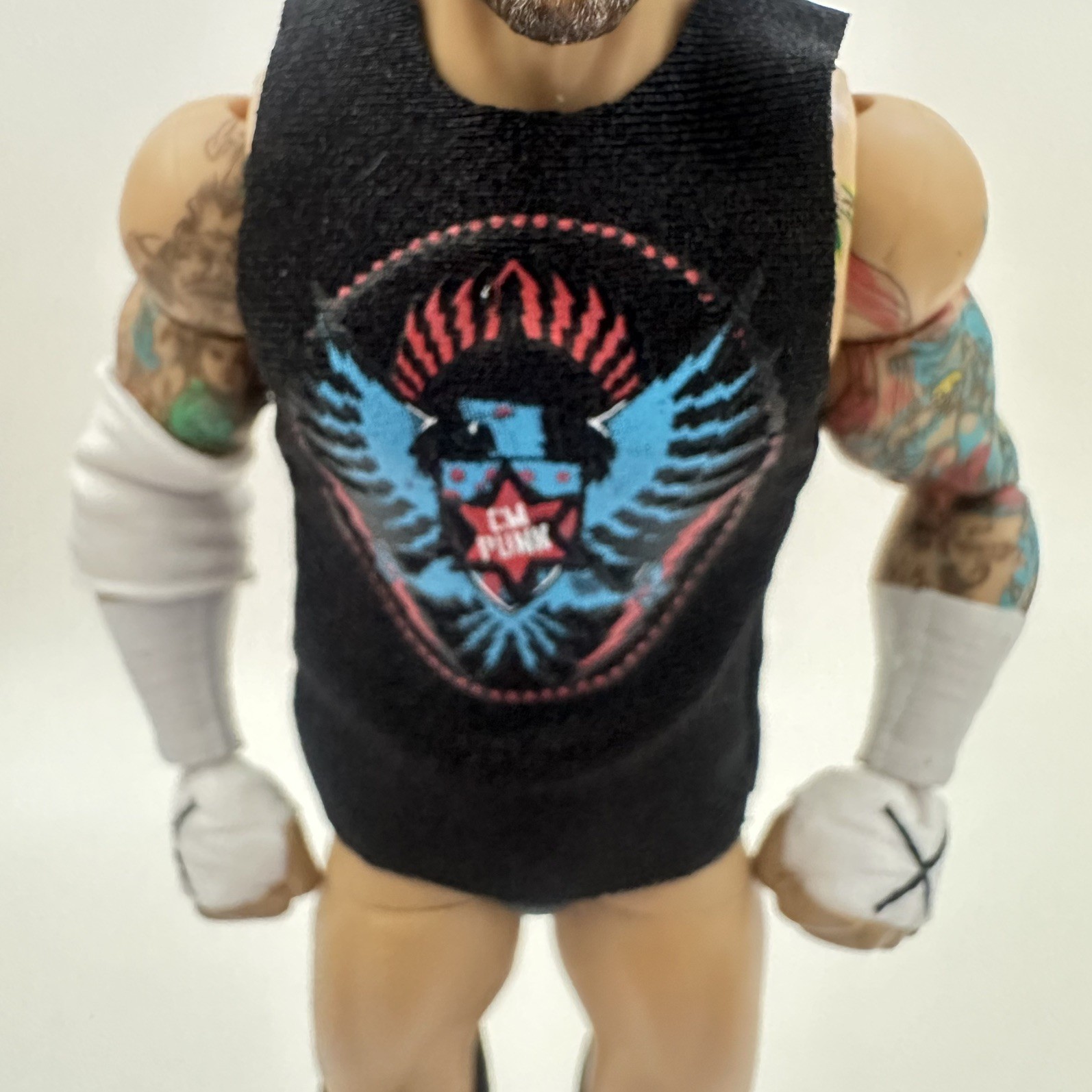 WWE WRESTLING FIGURE MATTEL ELITE TOP PICKS CM PUNK WITH ENTRANCE SHIRT image 8