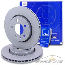 ATE 2x BREMSSCHEIBE BELÜFTET Ø256 HINTEN FÜR AUDI TT 8N 1.8 3.2 QUATTRO BJ 98-06