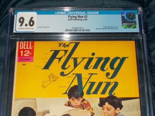 Flying Nun #2 CGC 9.6 NM+ (Dell - 05/68) Sally Field Photo Cover! 4th in Census! - Picture 10 of 11
