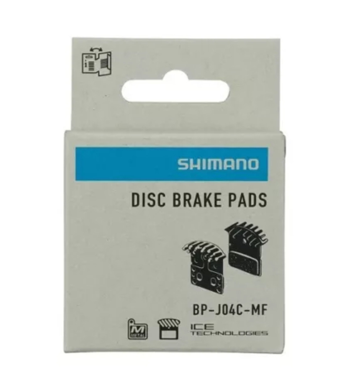Shimano Disc Brake Pads J04C Sintered with Fins M9000 XTR M8000 XT M985 M666