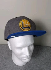 Mitchell & Ness men's Golden State Warriors snapback hat Gray/ Blue 
