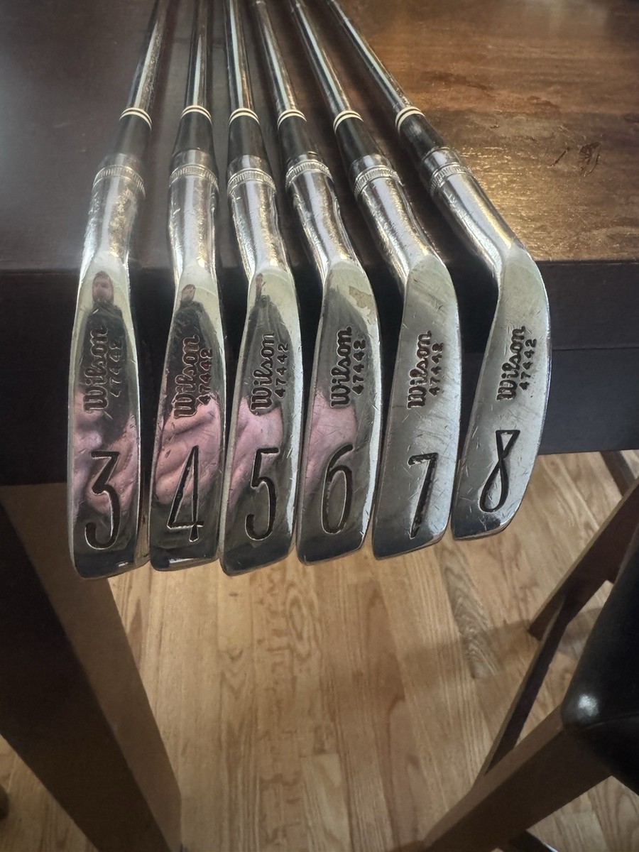 Vintage Wilson Sam Snead Blue Ridge #47442 RH 3-8 Irons Unilite