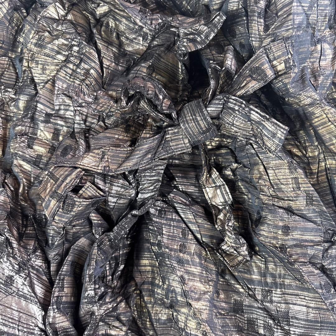 Issey Miyake Wrinkle Processing Jacket Gold - image 9