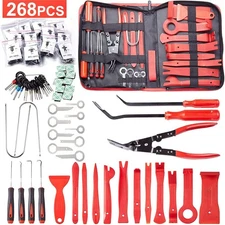 268 Pcs Trim Removal Tool Kit, Pry Tool Kit Door Panel/Radio/Stereo/Terminal Rem