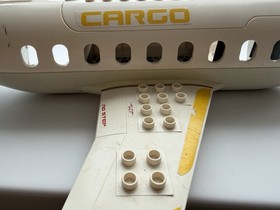 LEGO DUPLO CARGO PLANE 7843 Vintage Plain , Not Complete, All In Photo