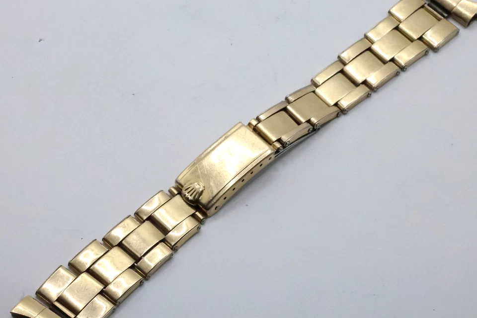 Pulsera Rolex Hombre/Unisex 19 mm Amarillo Oyster Foto 2 de 4