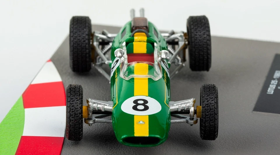 Lotus 25 Jim Clark 1963 Scala 1:43 Modellino Formula 1 F1 N° 8 Blister Nuovo - Immagine 4 di 4