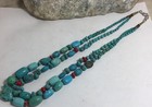 multi strands howlite beads necklace//21.5"/ $0.85 combine s/h fee (z182-w3.5) — photo 1