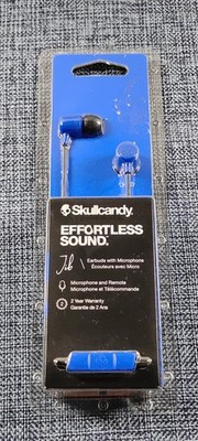 Skullcandy (JIB) Effortless Sound - Earbuds w/ microphone (BLUE)