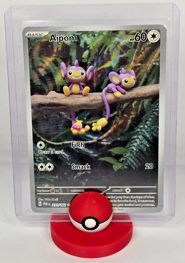 Pokemon TCG Aipom - 211/182 - SV04: Paradox Rift (PAR)