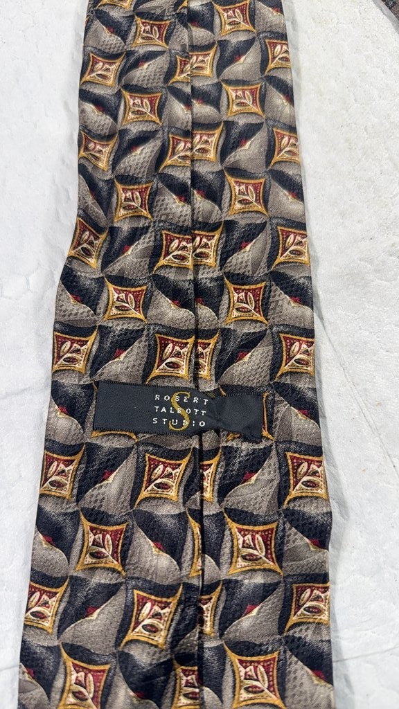 Robert Talbott Studio Geometric Pattern Silk Tie - image 2