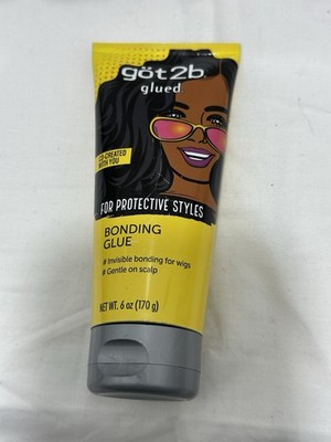 Got2b Glued Bonding Glue For Protective Styles Wig Glue - 6 oz (170g)