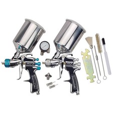 Devilbiss Startingline 2-gun Hvlp Spray Gun Set Primer Finish 3420-00