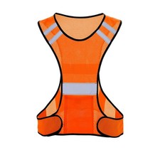 High Visibility Reflective Running Vest for Men  Women, Lightweight Safety Gear