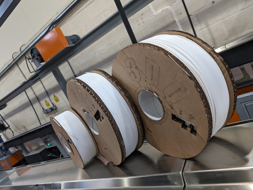 3DQF Bianco Industriale Mega 3KG ROTOLO Regno Unito Stampante 3D Filamento PLA 1,75mm Creality - Foto 3 di 7