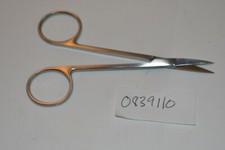 MDS 0839110 Eye Scissors 4 1/4" Curved Tip Sharp/Sharp