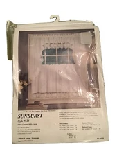 Lorraine Home Fashions Tailored Swag  60” Wide X 38” Length Sunburst Style 126