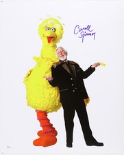 1969-2016 Carroll Spinney & &ldquo;Big Bird&rdquo; LE Signed 16x20 Color Photo (JSA)