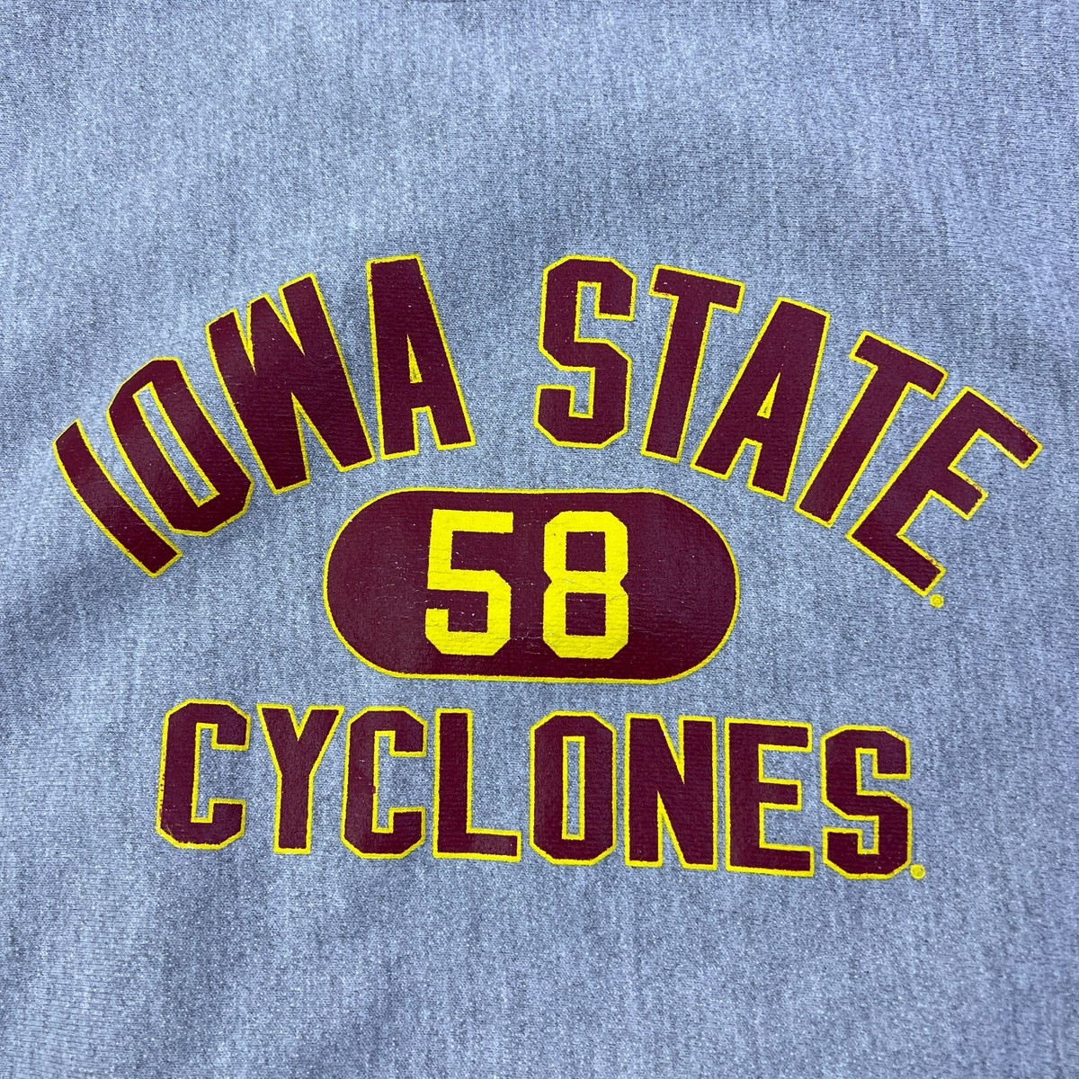 CHAMPION Iowa State Cyclones リバースウィーブ スウェット Champion Reverse Weave Iowa State Sweatshirt Small Gray