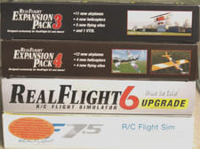 REAL FLIGHT Expansion Packs 3 4 Upgrade 6 7.5 SOFTWARE ONLY