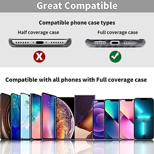 Phone Tether Tab für iPhone, Handy Lanyard Patch, Handyband schwarz - Bild 2 von 7