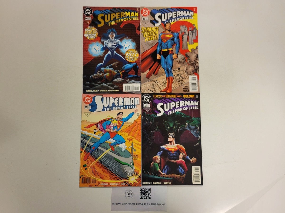 4 Superman The Man Of Steel DC Comic Books #81 93 94 95 76 TJ20 | eBay
