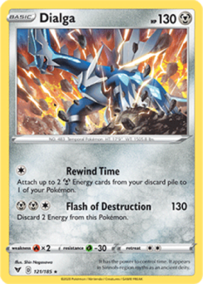 1x Dialga 121/185 RARE Vivid Voltage Pokemon TCG Card NM | eBay