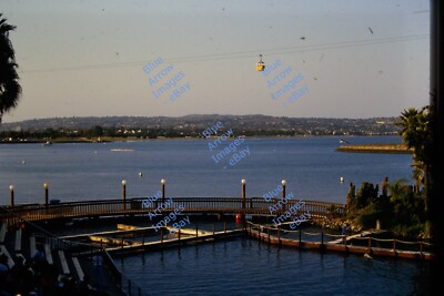 VTG 1985 35mm Slide Sea World Bay Side Skyride Gondola Car San Diego CA #1418