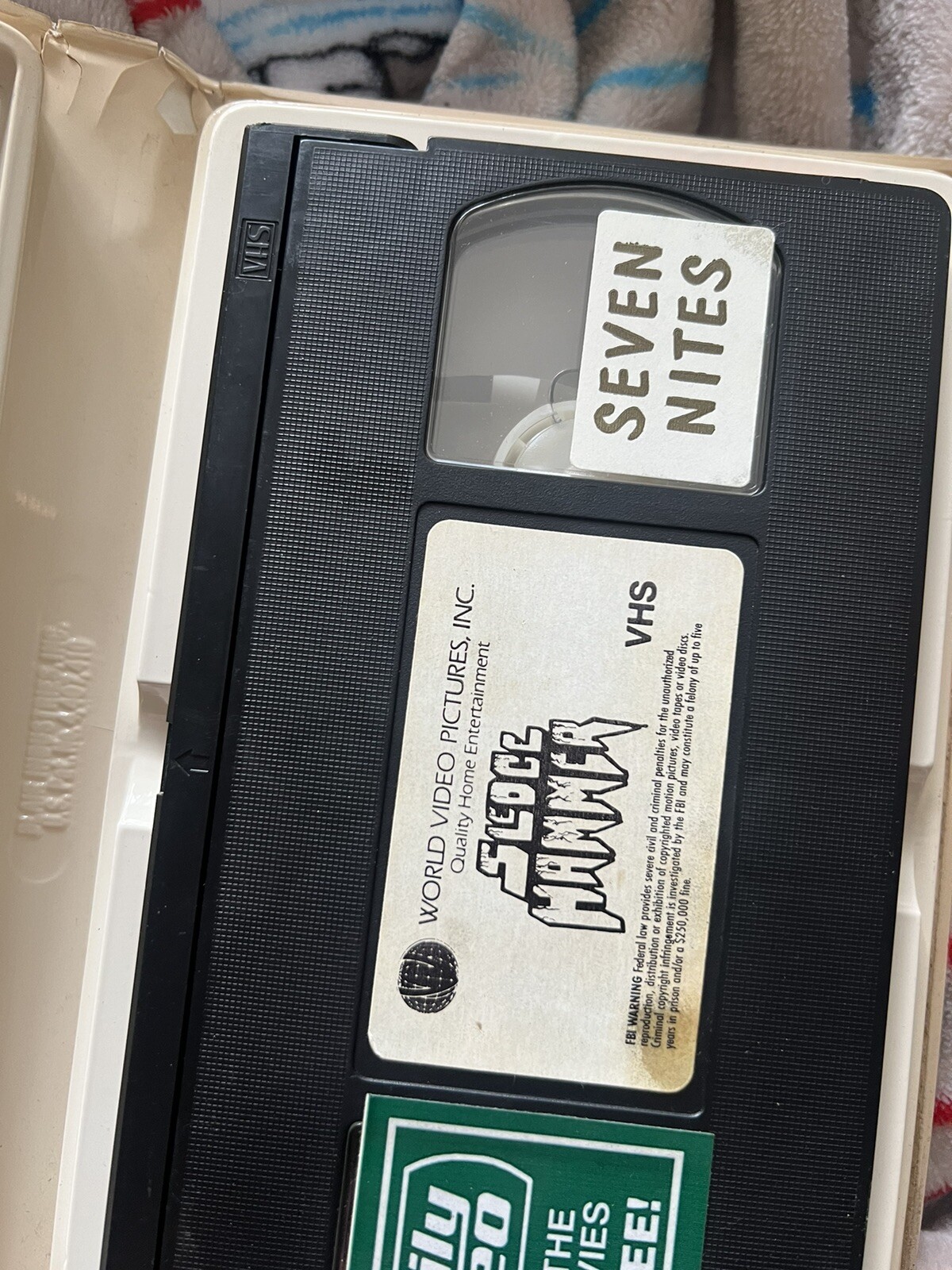 Sledgehammer VHS World Video 1984 SUPER RARE ORIGINAL BOX Tape Tested