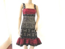 OSCAR DE LA RENTA Abstract Cocktail Dress Size 4