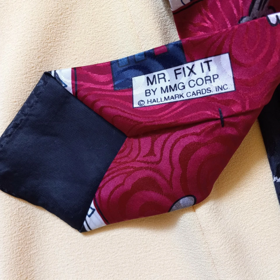 Specialties "Mr. Fix It» новинка юмор мужской галстук разнорабочий собака цвет синий  - Изображение 3 из 4