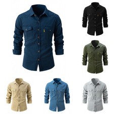Autumn Winter Shirts Cotton Casual Fashionable Business Mens Long Sleeved Shirt.
