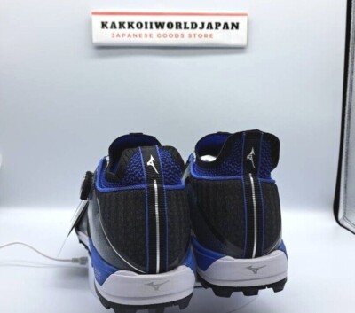 シューズ MIZUNO - WAVE HAZARD BOA 51GM2170 09 BK/HBL 29.0 MIZUNO Golf Shoes WAVE HAZARD BOA WIDE 51GM2170 Black Blue