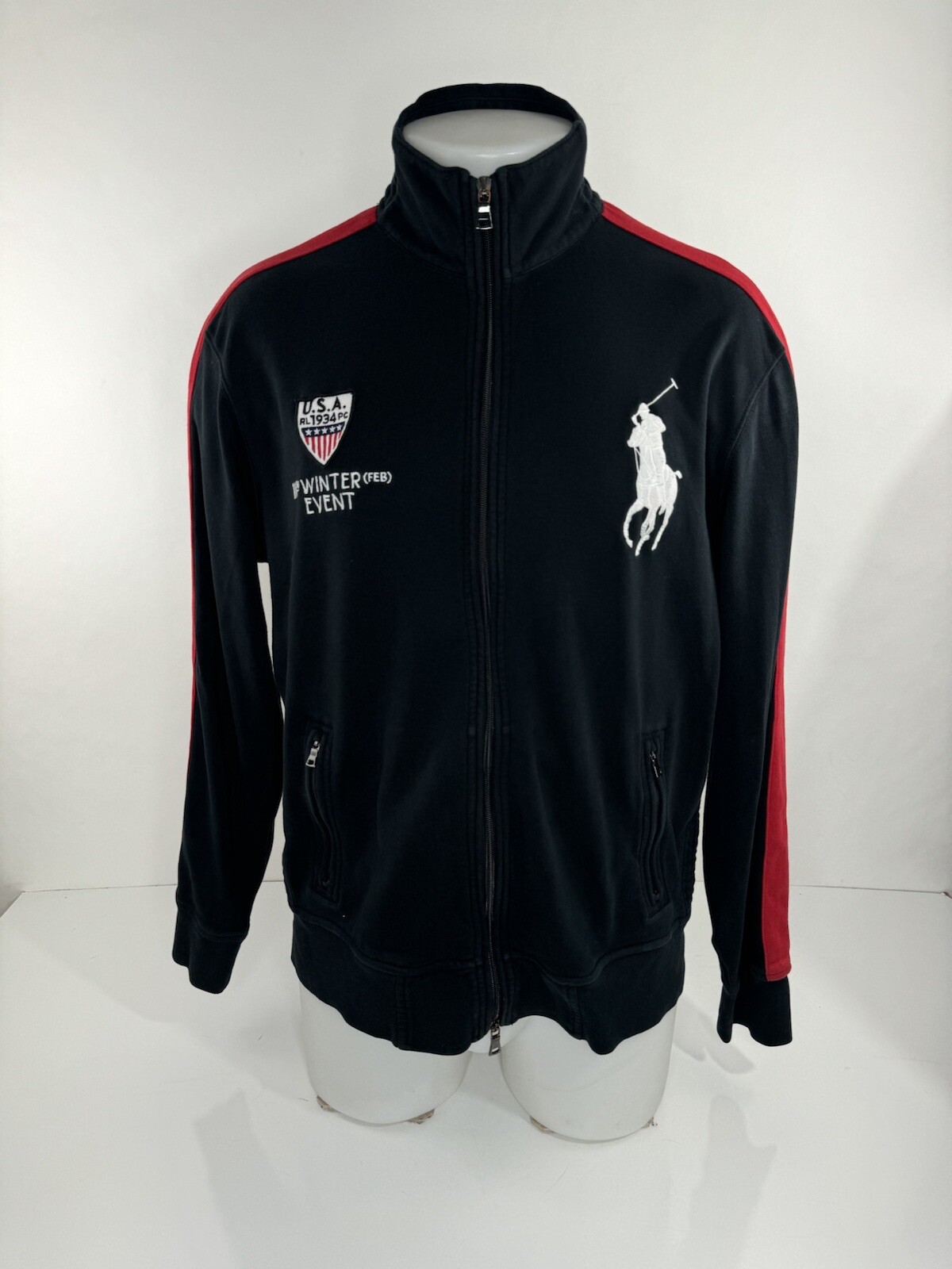 POLO RALPH LAUREN USA OLYMICS IIIrd WINTER EVENT Maglione Big Pony L