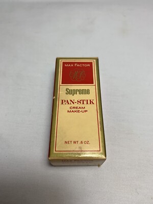 Vintage Max Factor Supreme Foundation Pan-Stik Cream Make-Up ~ 725-G ~ NEW