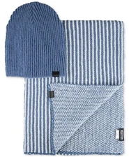 Kenneth Cole Reaction Men's 2-Pc. Herringbone Wrap Scarf & Beanie Set