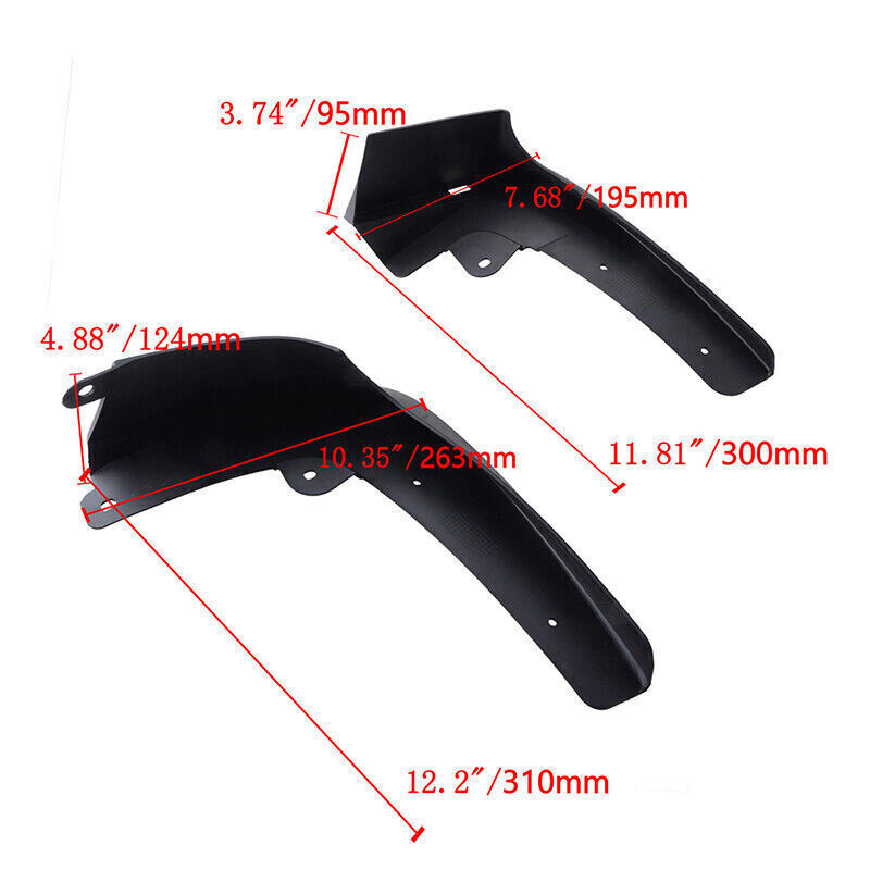 Splash Guards Mud Flaps Mud Guards Rear + Front For Tesla Model X 2016