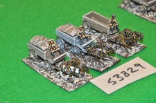15mm WW1 / generic - 3 wagons - vehicles (53829)