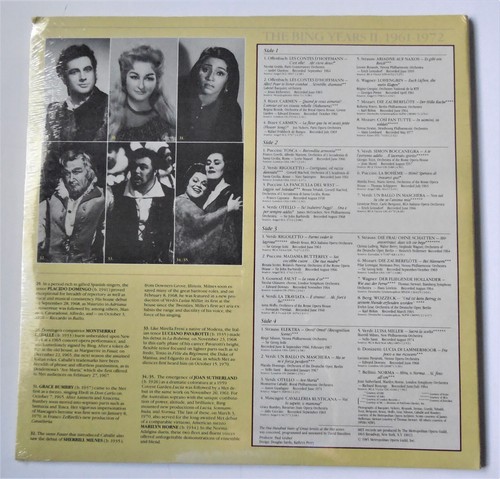 The Metropolitan Opera House Orchestra – The Bing Years II 2 x Vinyl, LP, MET406 - Picture 2 of 3