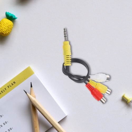 3Pcs AV Connecting Cord Multi-use AV Cord Cord Audio Adapter Reusable Connect - 第 8/12 張圖片