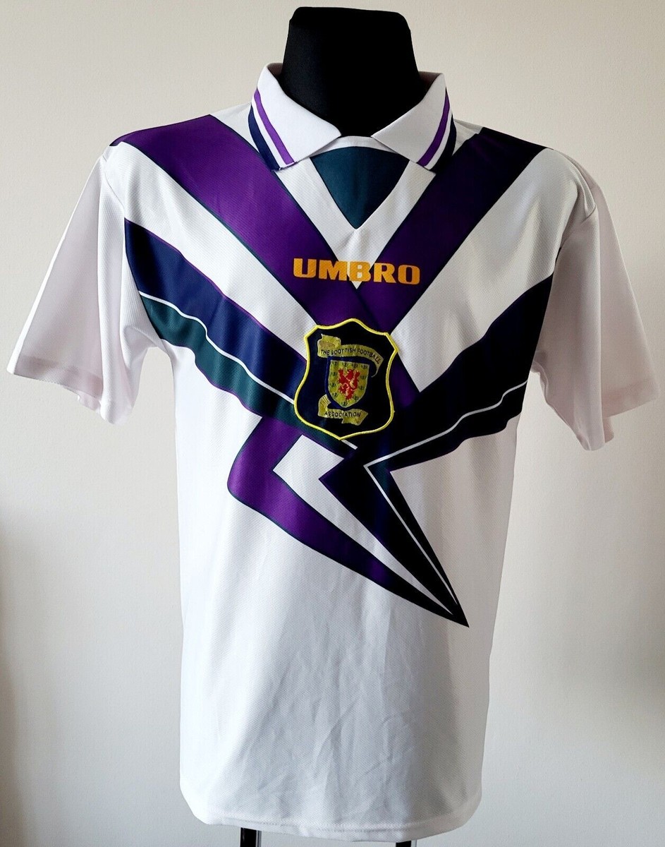 トップス umbro 1994-96 scotland soccer game shirt SCOTLAND 1994/96 Umbro Home Football Shirt M 90s Mens