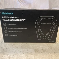 Nekteck Neck and Back Massager with Heat Function Model: LMS-801