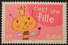 Timbre - FRANCE - C'est une fille - Neuf ** - YT3463 - 2002