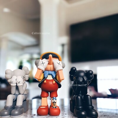 Kaws Pinocchio & Jiminy Cricket Style 11 inch Collectable Figure