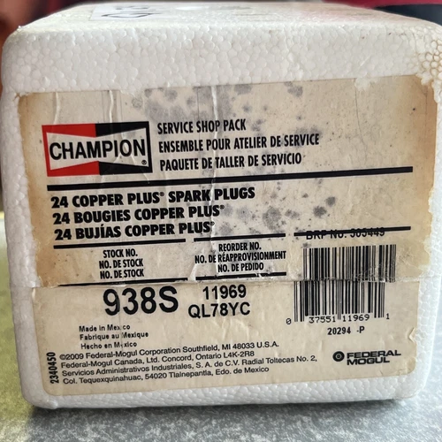 ONE CHAMPION 938S QL78YC NEW GENUINE COPPER PLUS SPARK PLUG
