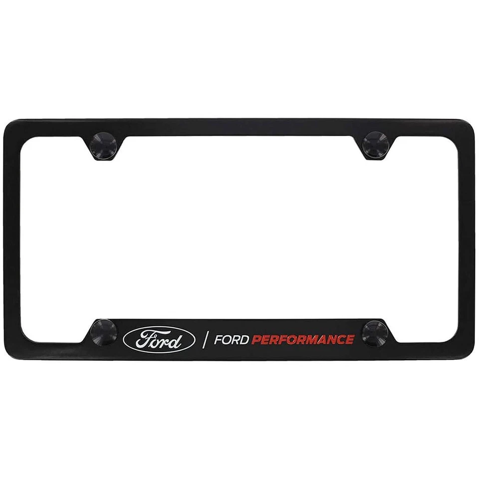 Marco de matrícula Ford Performance (negro) Foto 2 de 4